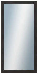 DANTIK - Zrkadlo v rámu, rozmer s rámom 50x100 cm z lišty 4020 hnedá (2767)
