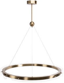 Toolight Loop, LED stropné svietidlo 79cm, 26W, diaľkové ovládanie, APP1549-CP, zlatá matná, OSW-06970