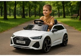 Elektrické autíčko Audi RS 6 biele