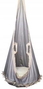 Závesný vak LILI - ecru / sivý