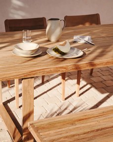 Záhradný stôl adell 220 x 100 cm prírodný MUZZA
