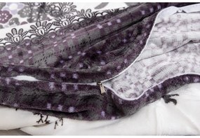 2x obliečky mikroplyš VIANOČNÉ SOBY sivé + plachta mikroplyš SOFT 180x200 cm svetlosivá