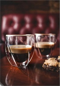 Dvojstenné hrnčeky na cappuccino v súprave 2 ks 250 ml Cristallo – Vialli Design