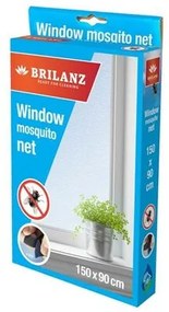 BRILANZ Síť do okna 150 x 90 cm a páskou 4,8 m