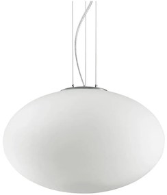 Ideal Lux - Luster na lanku CANDY 1xE27/42W/230V pr. 40 cm biela