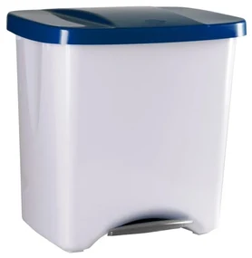 Denox Ecologic pedálový odpadkový kôš 50 l, plast, modrý