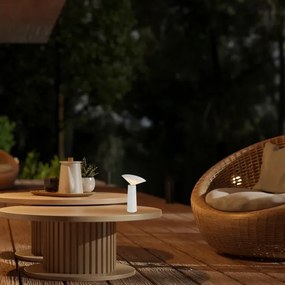 Rabalux 77146 -LED Stm. nab. dot. stolná lampa POLPERRO LED/3W/3,7V 1200mAh biela