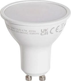 Sada 5 LED žiaroviek GU10 50 mm číra 4,7 W 400 lm 2200-2400 K
