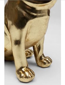 Crowned Dog dekorácia zlatá