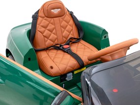 Ramiz Bentley Bacalar batériové auto pre deti Zelené + diaľkové ovládanie + EVA + pomalý štart + LED Audio