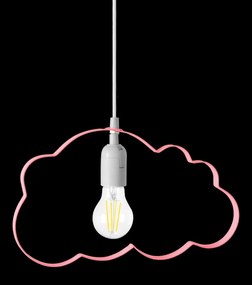 Stropné svietidlo TooLight Cloudie svetloružové