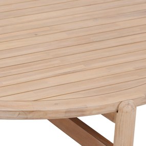 DEOKORK Záhradný stolík z akácie ZARAGOZA ø120 cm