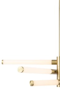 Maytoni MOD106PL-L28G3K - LED luster na tyči AXIS LED/28W/230V zlatý