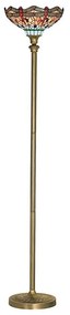 Searchlight EU1285 - Tiffany stojacia lampa DRAGONFLY 1xE27/60W/230V