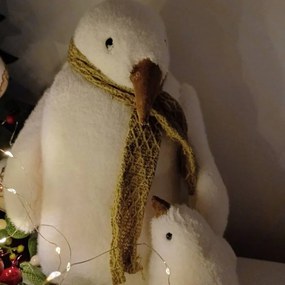 DECOLED Tučňák, 24 x 16 x 31 cm, bílá