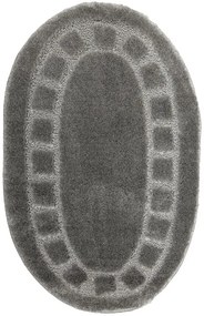 Kúpeľňový koberček OCEAN sivý ovál