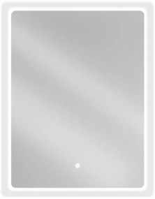 Mexen Sun, LED kúpeľňové zrkadlo s podsvietením 60x80 cm, 6000K, ochrana proti zahmlievaniu, 9807-060-080-611-00