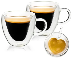 4Home Termo pohár Big Heart Hot&Cool, 250 ml, 2 ks