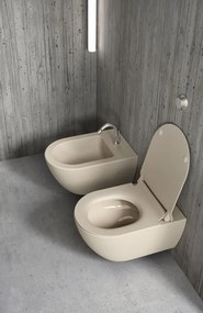 GSI GSI, PURA závesná WC misa, Swirlflush, 36x55cm, blush dual-mat, 881524