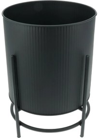 Súprava kovových stojanov na kvety Celano čierna, 2 ks