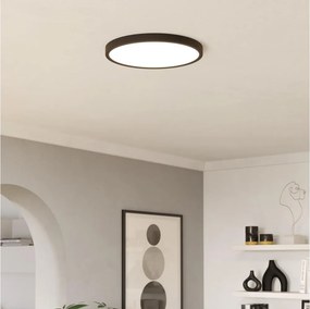 Eglo 901301-LED Stropné svietidlo FUEVA LED/17W/230V 2700/4000/6500K pr.38,9cm čierna