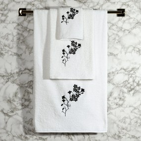 BAVLNENÝ UTERÁK SADA 30X50 CM, 50X90 CM, 70X140 CM BIELA