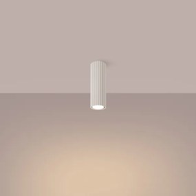 Sollux SL.1588 - Bodové svietidlo KARBON 1xGU10/10W/230V 20 cm krémová