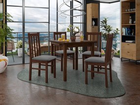 Rozkladací stôl so 4 stoličkami AL14, Morenie: sonoma - L, Poťahové látky: 26x - Kronos 22