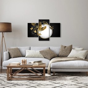 Obraz - Guľa so zlatými motívmi (90x60 cm)
