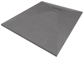 Erga Oldaf, SMC obdĺžniková sprchová vanička 120 x 90 cm, šedá matná, ERG-GMA-OL-90120G