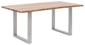 furniture-nabytek.cz - Masívny jedálenský stôl Bullwer z akáciového dreva, lakovaný, hnedý – 170×90 cm