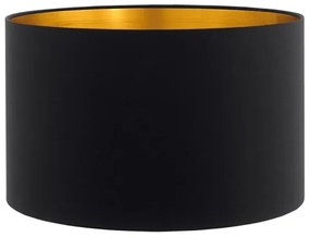 LED stojacia lampa TUNJA 1xE27/20W/230V pr. 38 cm matný chróm/čierna