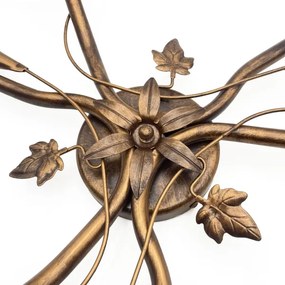 Prisadený luster ROZETA 3xE14/40W/230V bronzový