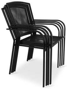 Záhradná kovová stolička Lana steel ZWMC-19