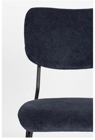 Tmavomodré jedálenské stoličky v súprave 2 ks Benson - Zuiver