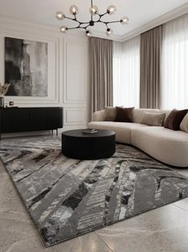 Dekorstudio Koberec do obývačky MONACO4, oceľovosivý Rozmer koberca: 120x170cm