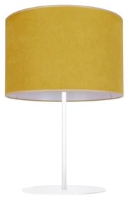 Duolla - Stolná lampa BRISTOL 1xE14/15W/230V pr. 17,5 cm žltá/biela