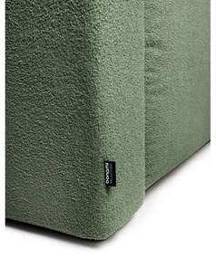 Zelená rozkladacia pohovka z textílie buklé 247 cm Quinoa – Bonami Selection