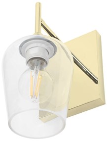 Nástenná lampa Kinkiet V zlatá