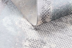 Dywany Łuszczów Kusový koberec Core A004 Frame ivory/grey and blue - 180x270 cm
