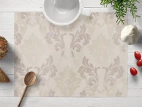 Biante Dekoračné prestieranie na stôl PM-061 Zámocký vzor na béžovom 35x45 cm