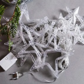 LED záves GL2005 farebné hviezdy, s diaľkovým ovládaním