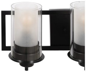 Čierno-biele nástenné svietidlo – Ixia