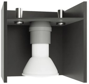 Luster na lanku QUAD 1 1xGU10/40W/230V čierna