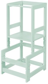 roba Drevená vzdelávacia Montessori veža (mentolová)  (100359194)