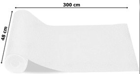 Protišmyková podložka BARGO biela 48x300 cm