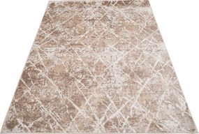 TA Koberec D054E WHITE/VIZON PORTLAND Biely Obdĺžnikový Rozmer: 80x150 cm