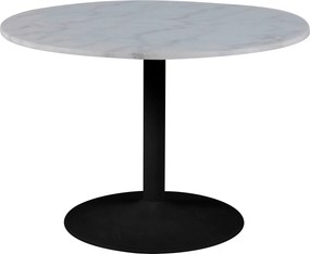 XXXLutz JEDÁLENSKÝ STÔL, čierna, biela, 110/110/75 cm P & B - Stoly - 001749055302