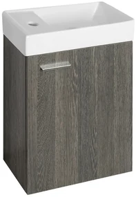 Aqualine Aqualine, ZOJA skrinka s keramickým umývadlom 40x22 cm, mali wenge, 51049MW-02