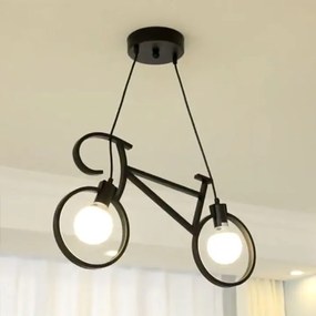 Toolight Toolight, závesné svietidlo bicykel APP216-2CP, čierna, OSW-00352